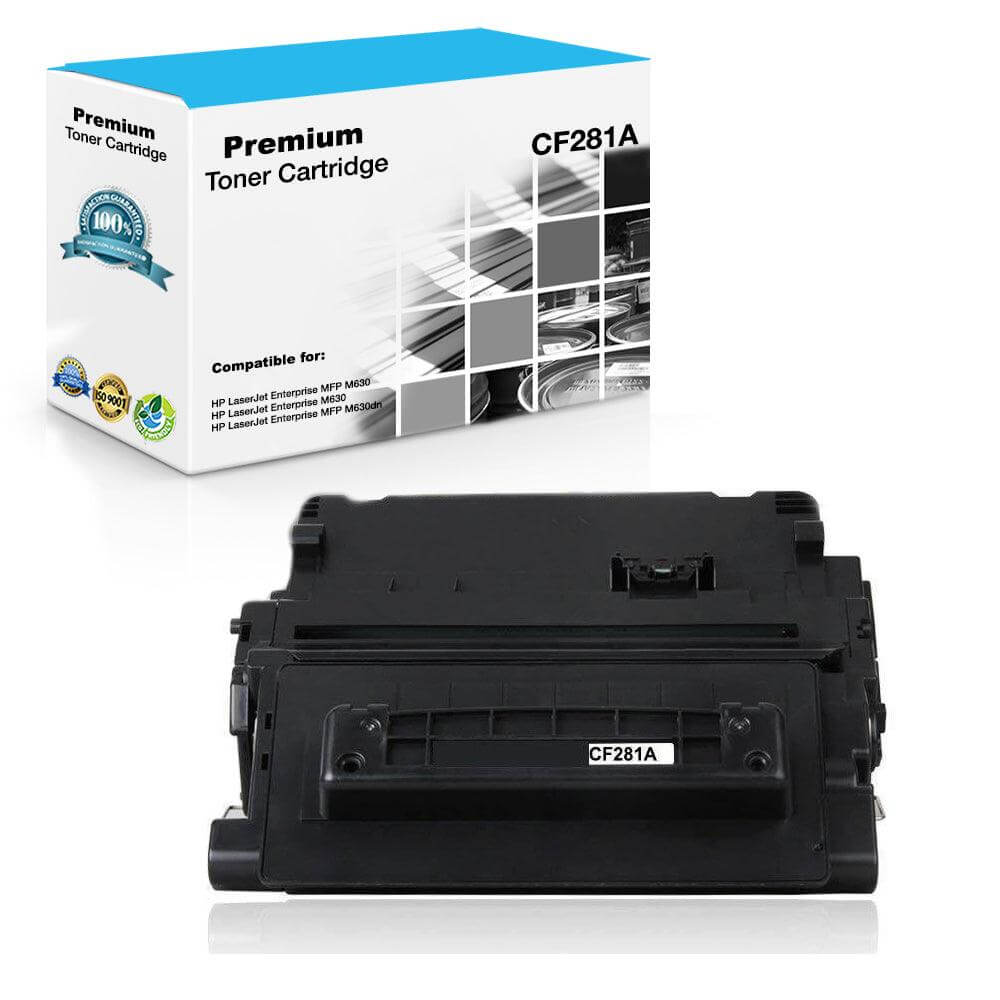 HP CF281A 81A Black Toner Cartridge (10,500 Pages)