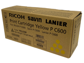 OEM Ricoh 408313, PC600 Toner Cartridge Yellow 12000 Pages