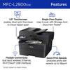 Brother MFC-L2900DW Monochrome Wired & Wireless Laser Multifunction Printer, Copier, Fax, Scanner