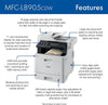 Brother MFC-L8905CDW Color Laser Multifunction Printer, Copier, Scanner, Fax