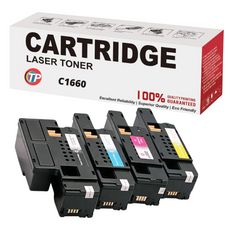 Compatible Dell C1660 Toner Cartridges BCYM Value Pack