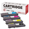 Compatible Dell C2660, C2665 Toner Cartridges BCYM  Value Pack