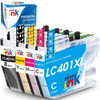 Compatible Brother LC401XL, LC401 Ink Cartridges Value Pack