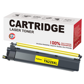 Compatible Brother TN229, TN229XL Toner Cartridge High Yield Yellow 2300 Pages