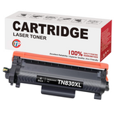 Compatible Brother TN830XL, TN-830XL Toner Cartridge High Yield Black 3000 Pages