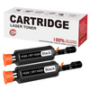 Compatible HP 143A W1143A Toner Reload Kit Black 2 Pack