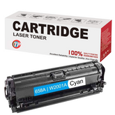 Compatible HP 658A W2001A Toner Cartridge Cyan 6000 Pages