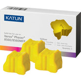 Compatible Xerox 108R00725 Solid Ink Yellow Katun 3PK 3.4K