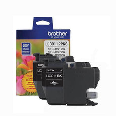 OEM Brother LC3011 Ink Cartridges - Black - 2 Pack